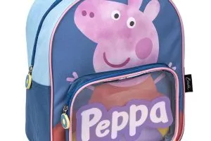 Τσάντα πλάτης Zaino Peppa Pig blue
