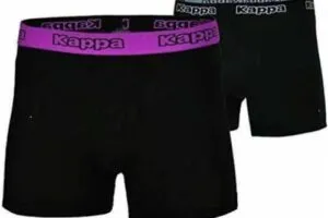 Kappa ανδρικό εσώρουχο boxers-2 μαύρο/μωβ 183533 Dewberry